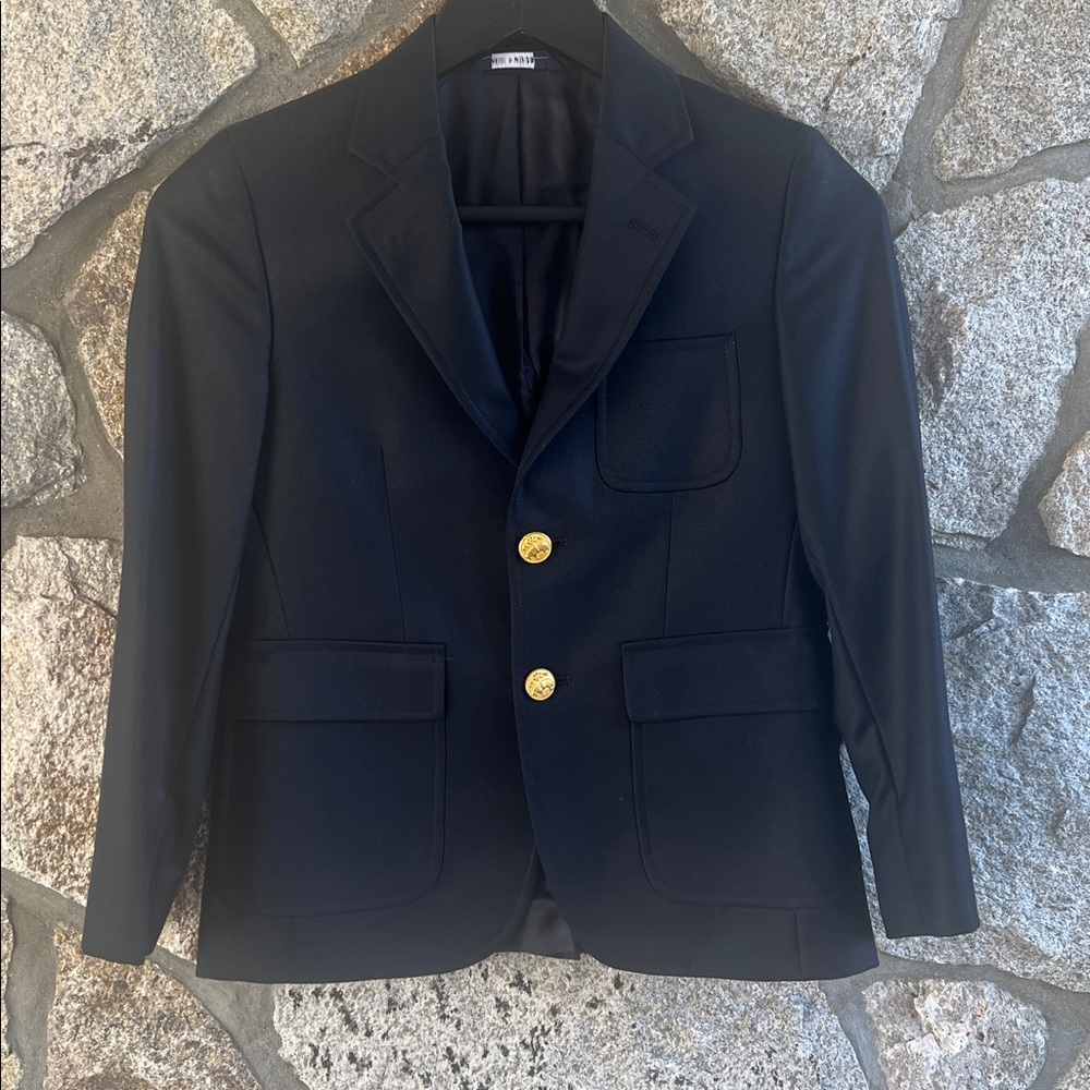 Brooks Brothers Navy Blazer with Gold Buttons